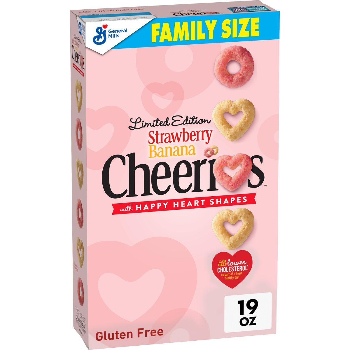 Cheerios Strawberry Banana Family Size Cereal - 19 oz | Target