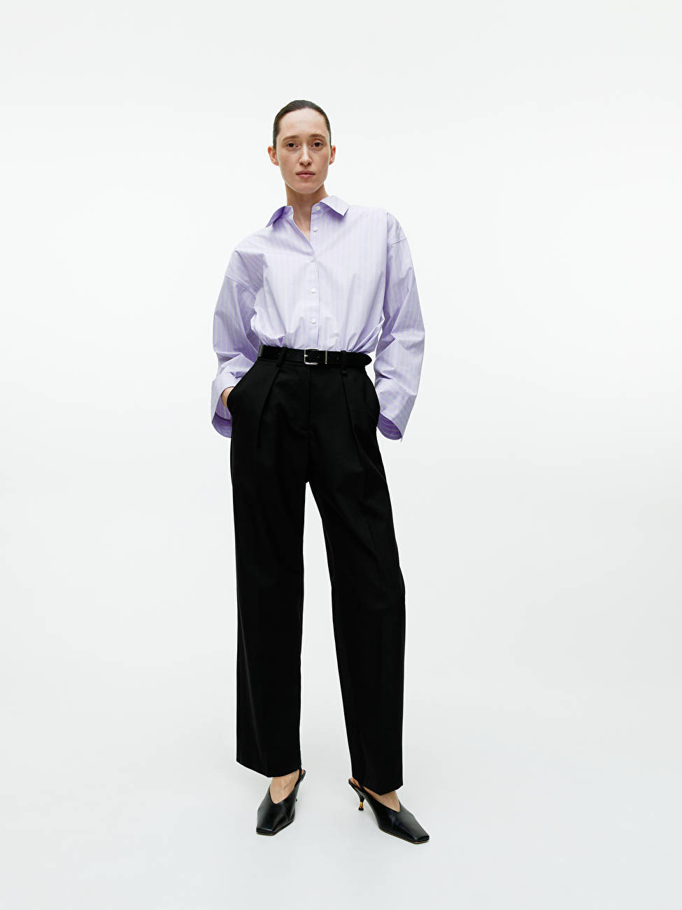 Hopsack Wool Trousers | ARKET (US&UK)