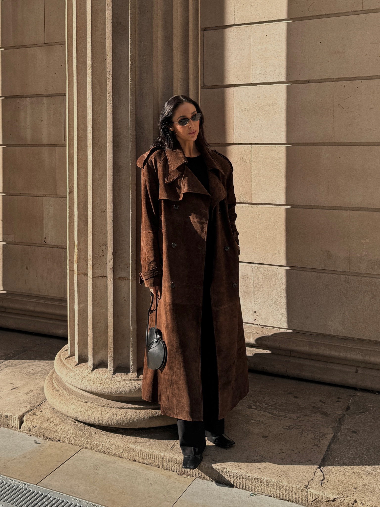 I’m wearing a size small
In the coat and I’m 5’5 for ref. Suede Trench Coat, Brown coat, Suede Blazer 

#LTKeurope #LTKluxury #LTKautumn