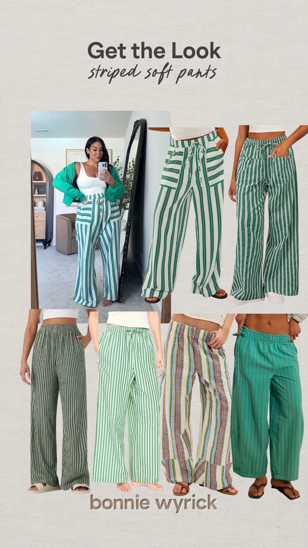 Get the look - soft striped pants! 

Women’s fashion, spring fashion, spring style, striped pants, green pants outfit inspo, midsize fashion, midsize style, casual outfit

#LTKMidsize #LTKSeasonal #LTKootd