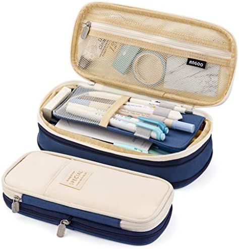 EASTHILL Big Capacity Pencil Pen Case Office College School Large Storage High Capacity Bag Pouch Ho | Amazon (US)