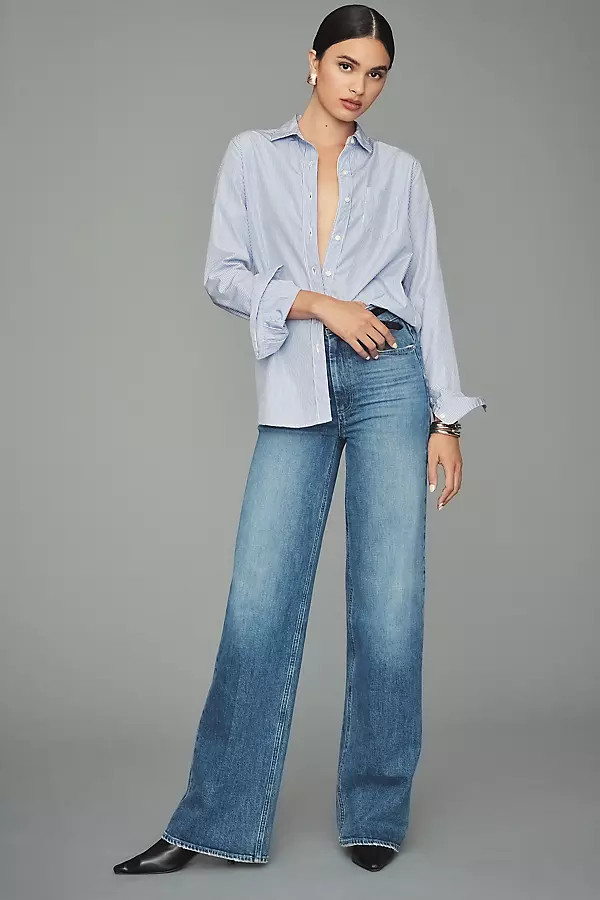 PAIGE Sasha High-Rise Wide-Leg Jeans | Anthropologie (US)