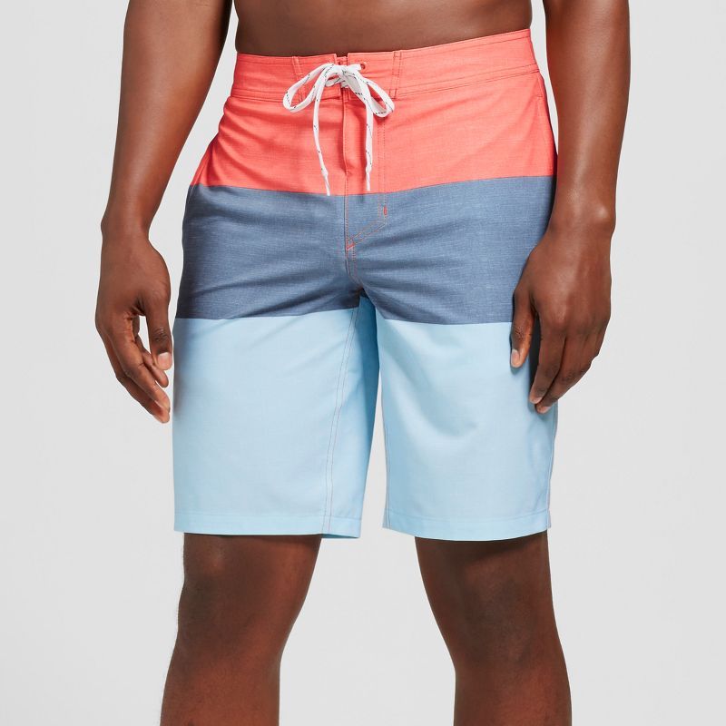 Men's 10" Colorblock Board Shorts - Goodfellow & Co™ Red | Target