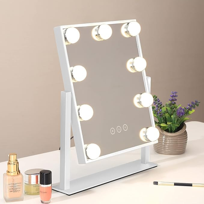 NUSVAN Vanity Mirror with Lights,Makeup Mirror with Lights,3 Color Lighting Modes Detachable 10X ... | Amazon (US)