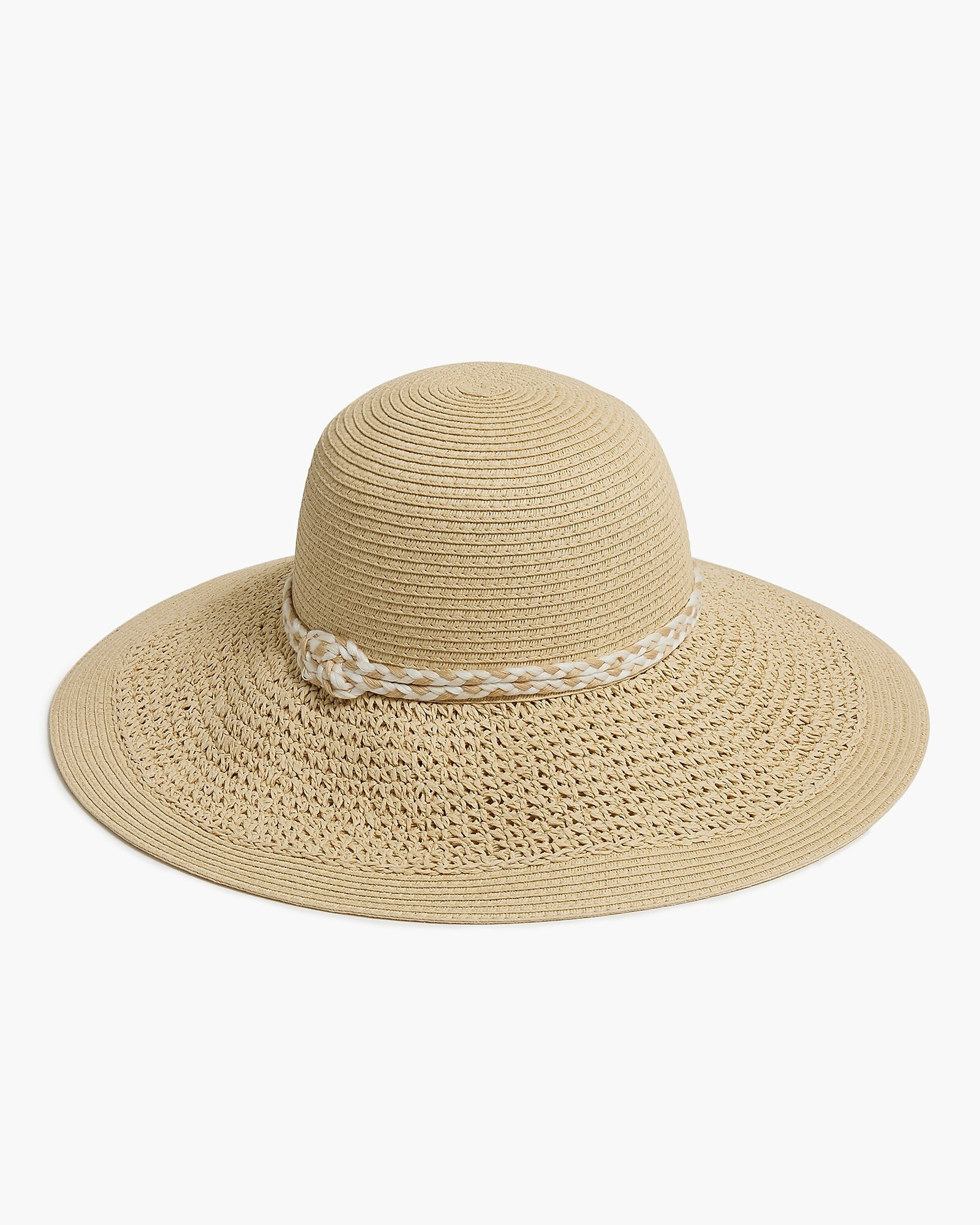 Straw hat with wrapped rope | J.Crew Factory