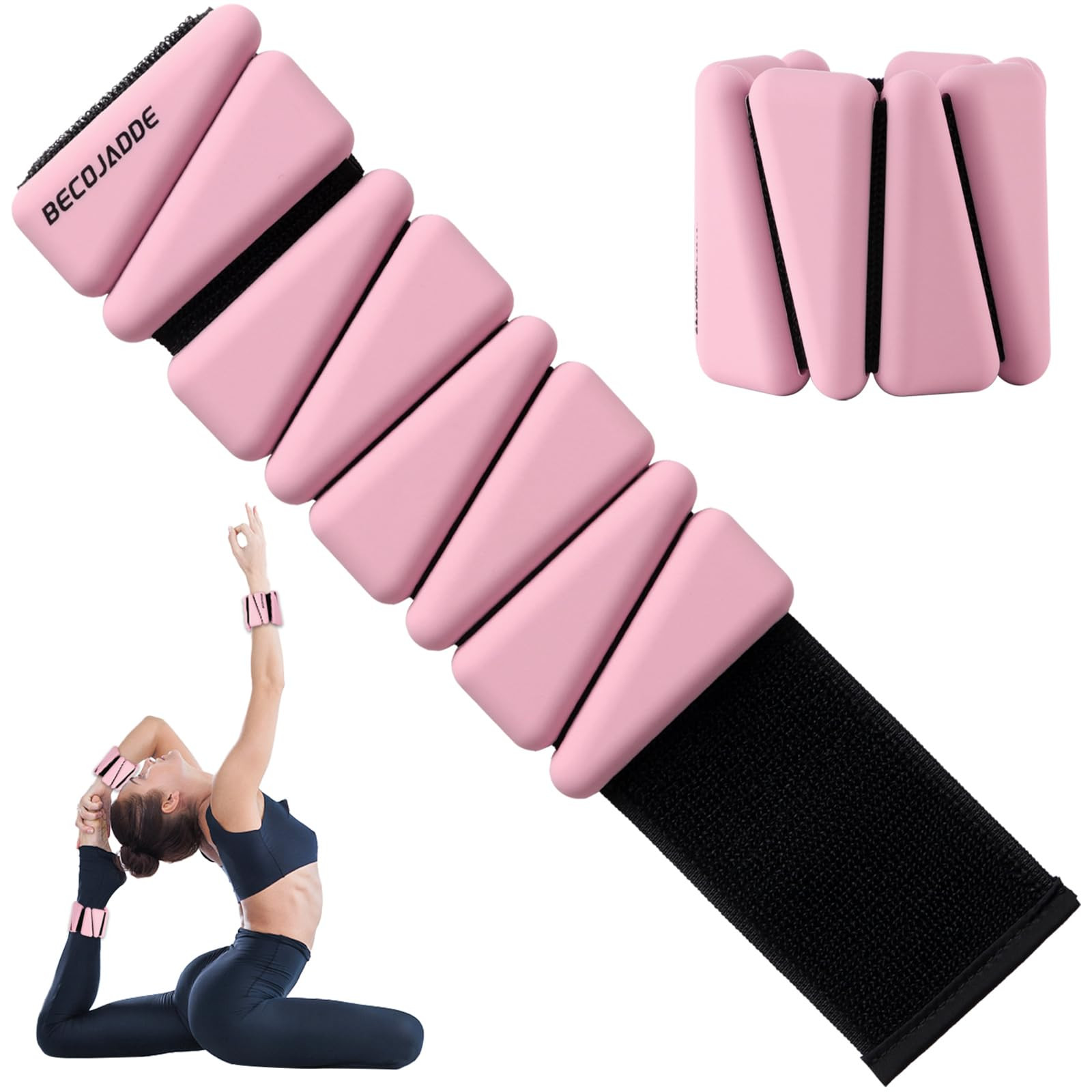 Ankle Weights Set of 2 (1 lb/2 lb/3 lb Each) Adjustable Wrist Weights for Women Men Wearable Arm ... | Amazon (US)