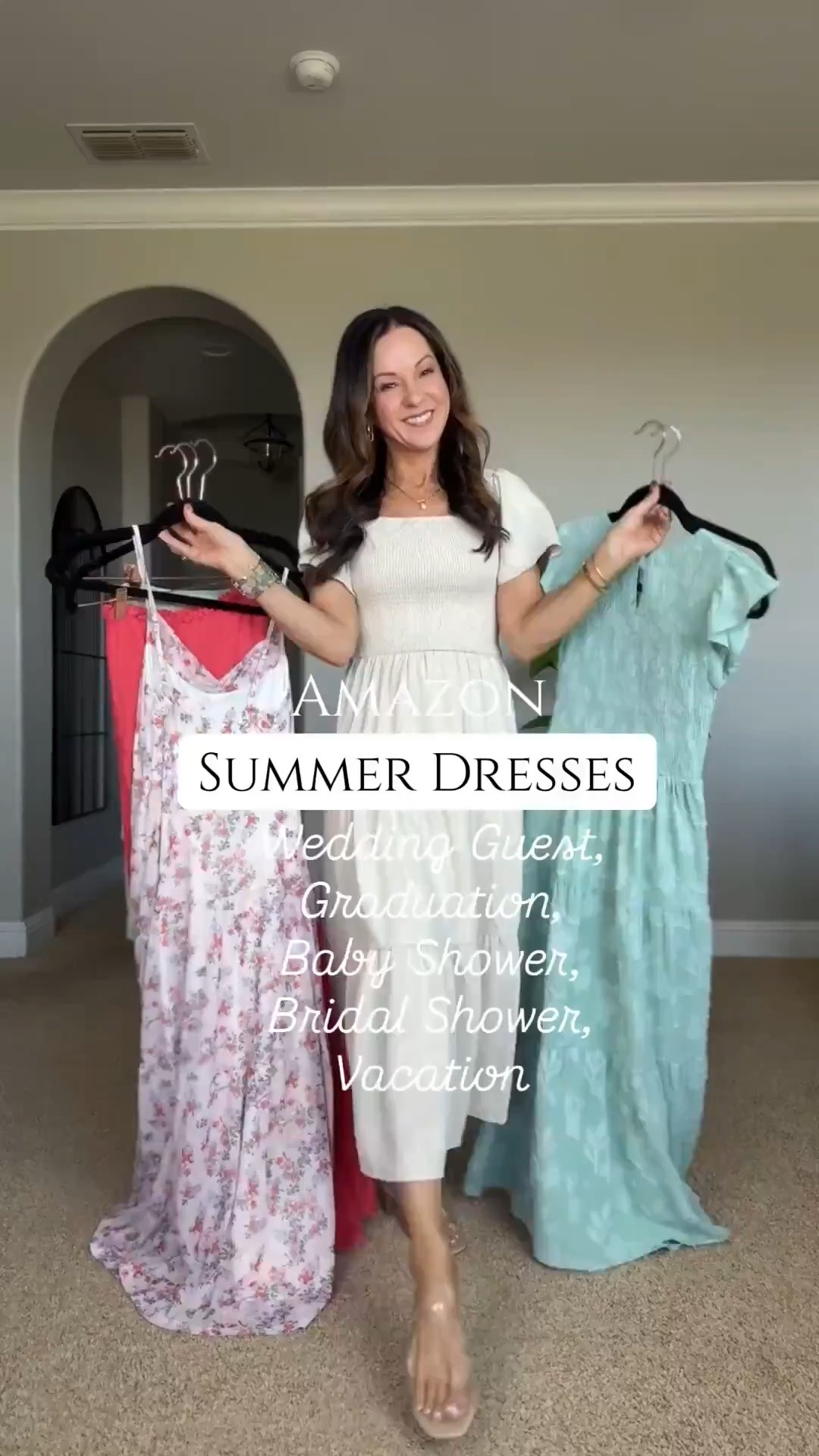 These summer dresses are perfect for every event on your calendar! From wedding guest dresses and bridal showers to graduations, vacations, and baby showers, these flattering styles make getting dressed easy. With feminine details, beautiful colors, and versatile silhouettes, you’ll be reaching for these all season long.

Summer dresses, Wedding guest dress, Graduation outfit, Baby shower dress, Bridal shower dress, Vacation outfit, Floral dress, Midi dress, Summer fashion, Event dresses, EverydayHolly

#LTKSeasonal #LTKPetite #LTKOver40