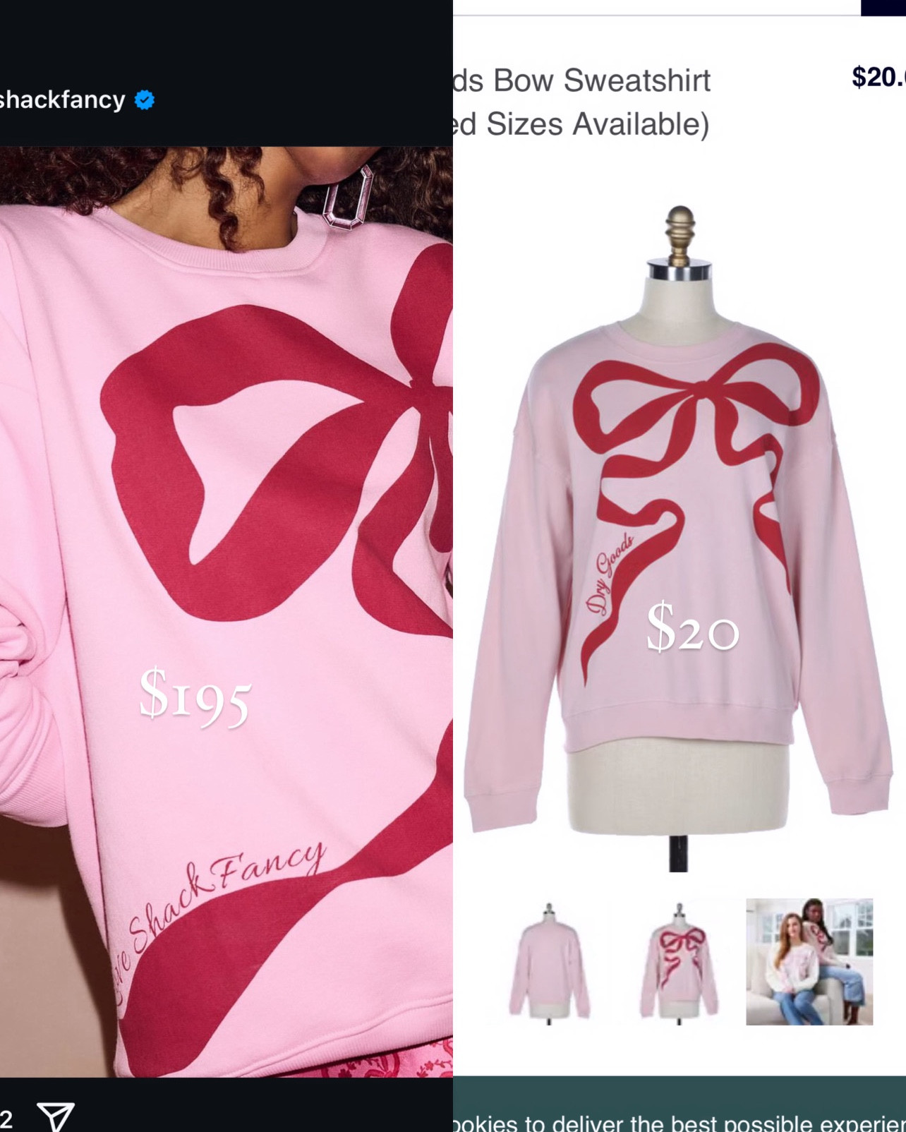 This has to be some kind of sick joke🤣 I can’t link the dry goods crew because they are not on LTK but it’s on their website! Here’s some other inspo 

#LTKHoliday #LTKSeasonal #LTKGiftGuide