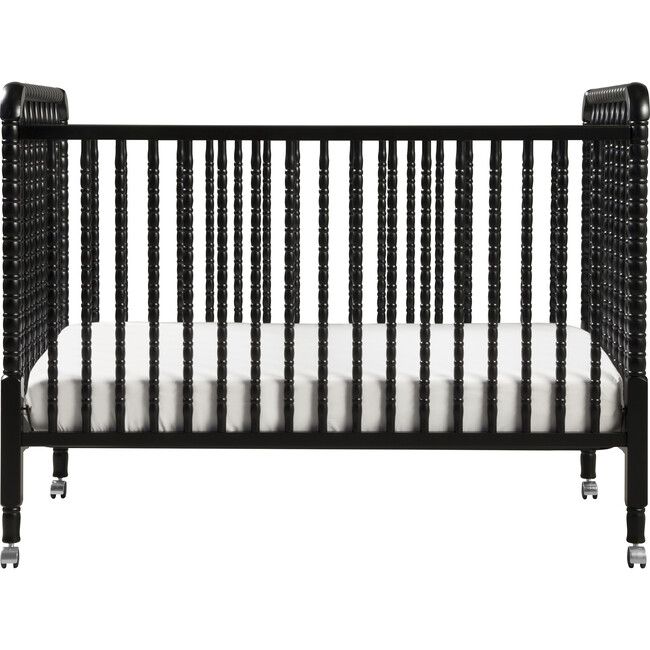DaVinci | Jenny Lind 3-in-1 Convertible Crib, Ebony (Black) | Maisonette | Maisonette