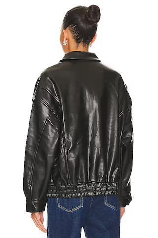 Kenny Bomber in Jet Black | Revolve Clothing (Global)