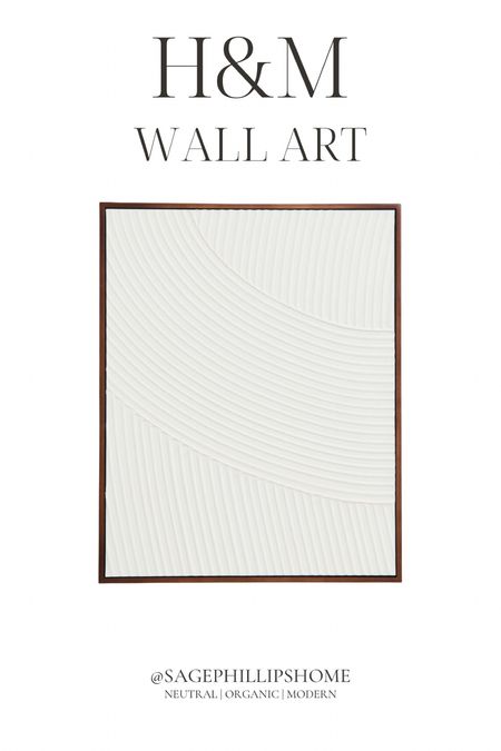 add some depth and dimension to your space with this textured wall art from H&M. Perfect for the organic modern earthy home! 

#LTKcanada #LTKhome #LTKstyletip