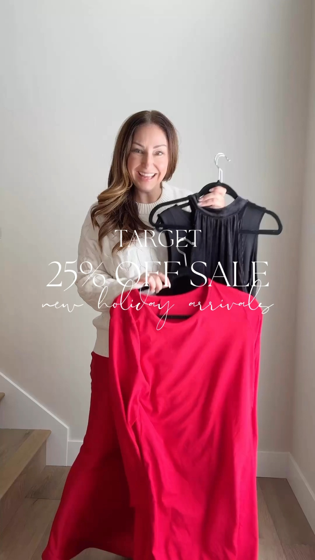 25% off Holiday New Arrivals 🎄❤️ @Target just dropped the most amazing new arrivals for the holiday season AND they are on sale through today 10/27! Wearing large in all styles 

#LTKMidsize #LTKHoliday #LTKVideo