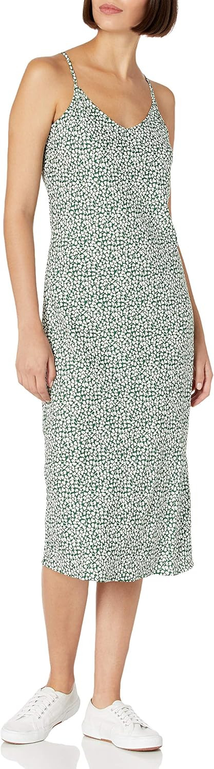Amazon Brand - Daily Ritual Women's Georgette Slip Dress | Amazon (US)