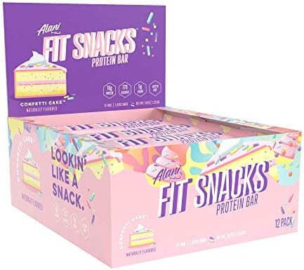 Alani Nu Fit Snack Protein Bar, Gluten-Free Bars, 16g Protein, Low-Sugar, Low-Carb, Gluten-Free, ... | Amazon (US)