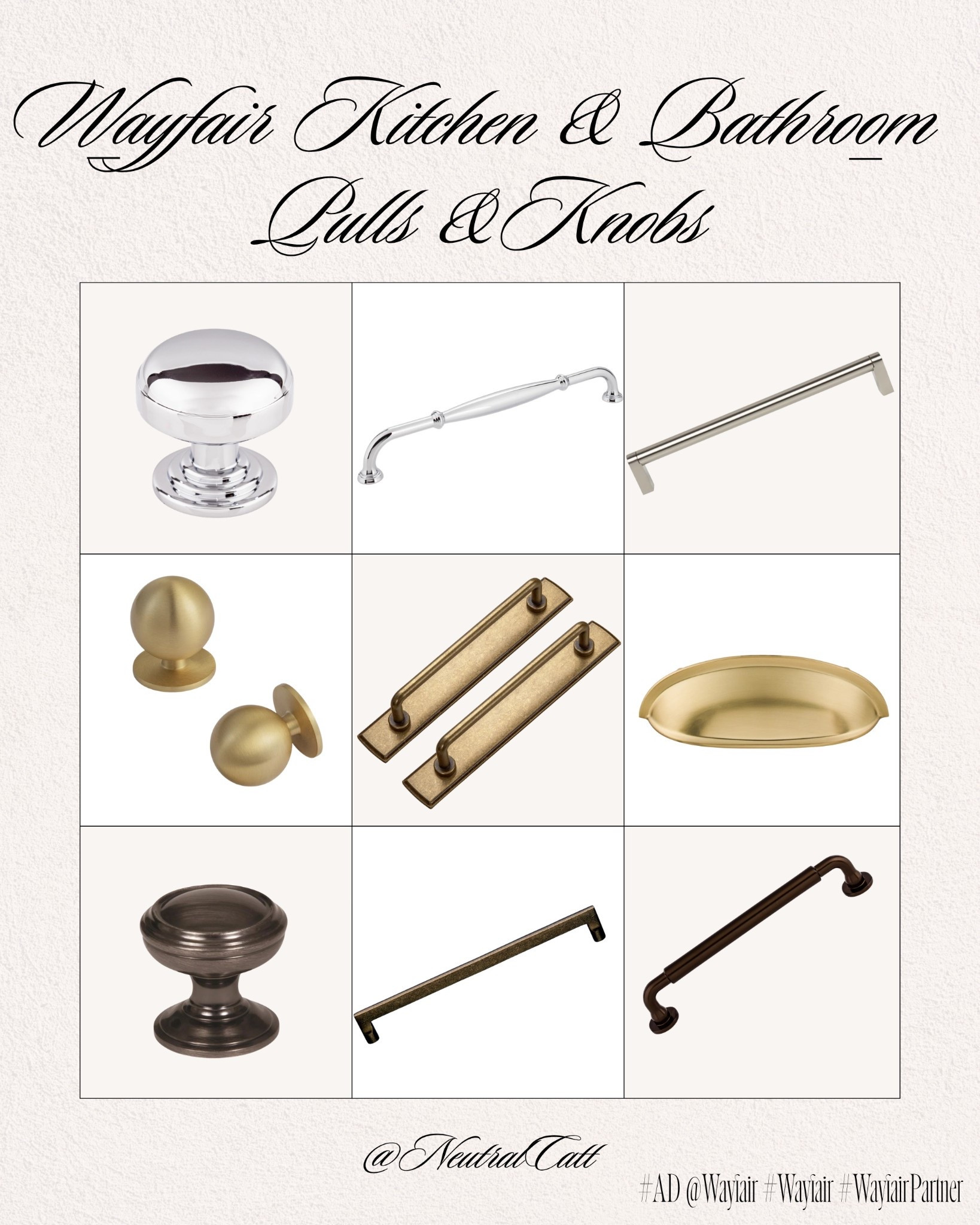 One of those small changes that makes the biggest difference… hardware.

I recently swapped mine and I honestly wish I did it sooner—it completely elevated the space without a full renovation.

#ad @Wayfair #wayfair #wayfairpartner 