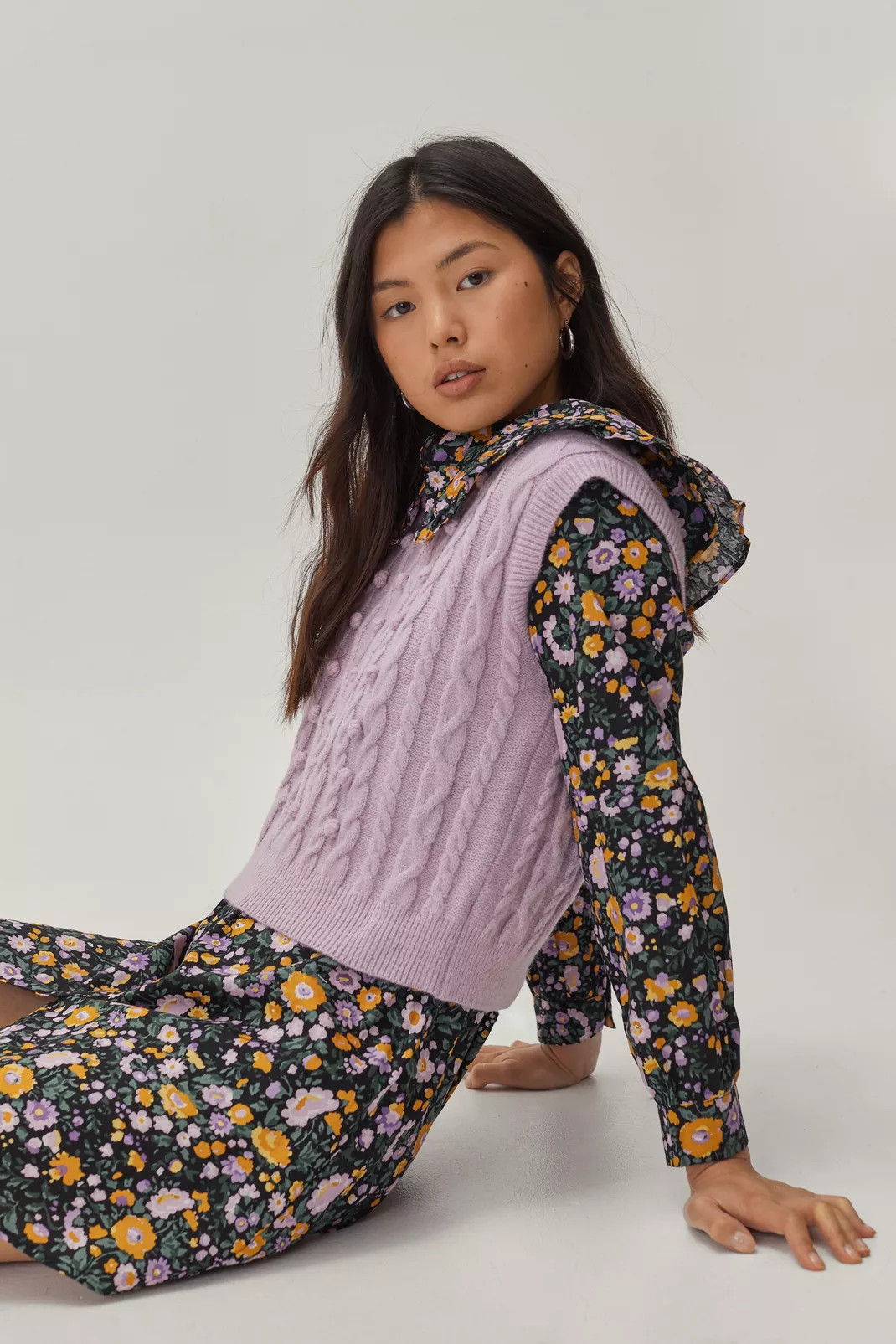 Bobble And Stitch Knit Tank | Nasty Gal (US)