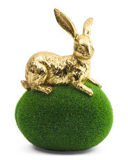 Bunny On Flocked Egg Decor | Easter | Marshalls | Marshalls