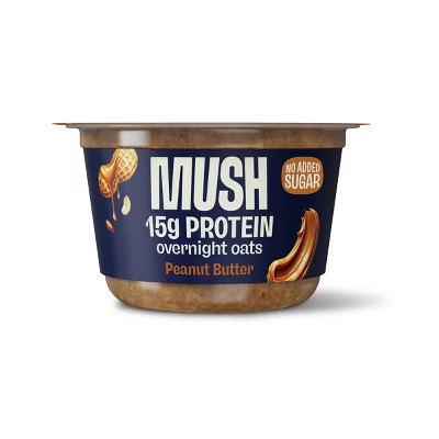 MUSH Peanut Butter Gluten Free Overnight Oats - 5.5oz | Target