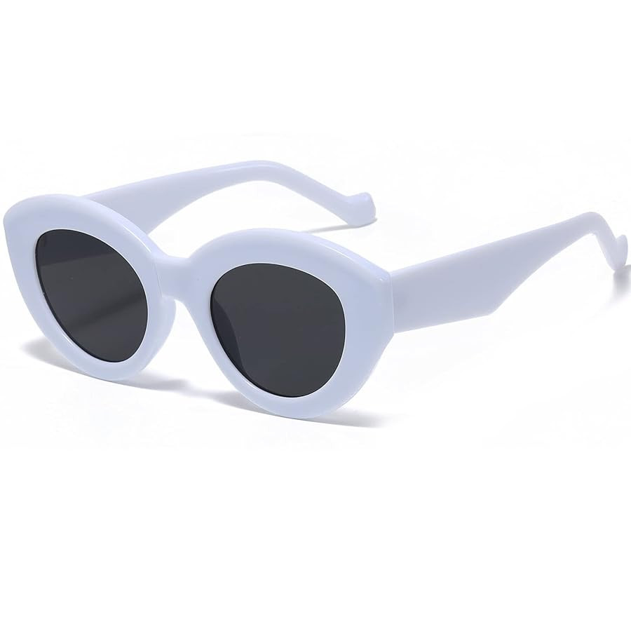 AIEYEZO Oversized Cat Eye Sunglasses for Women Cute Oval Thick Frame Cateye Sun Glasses Chic Retr... | Amazon (US)