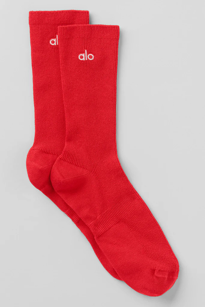 Unisex Half-Crew Understated Sock | Alo Yoga (US)