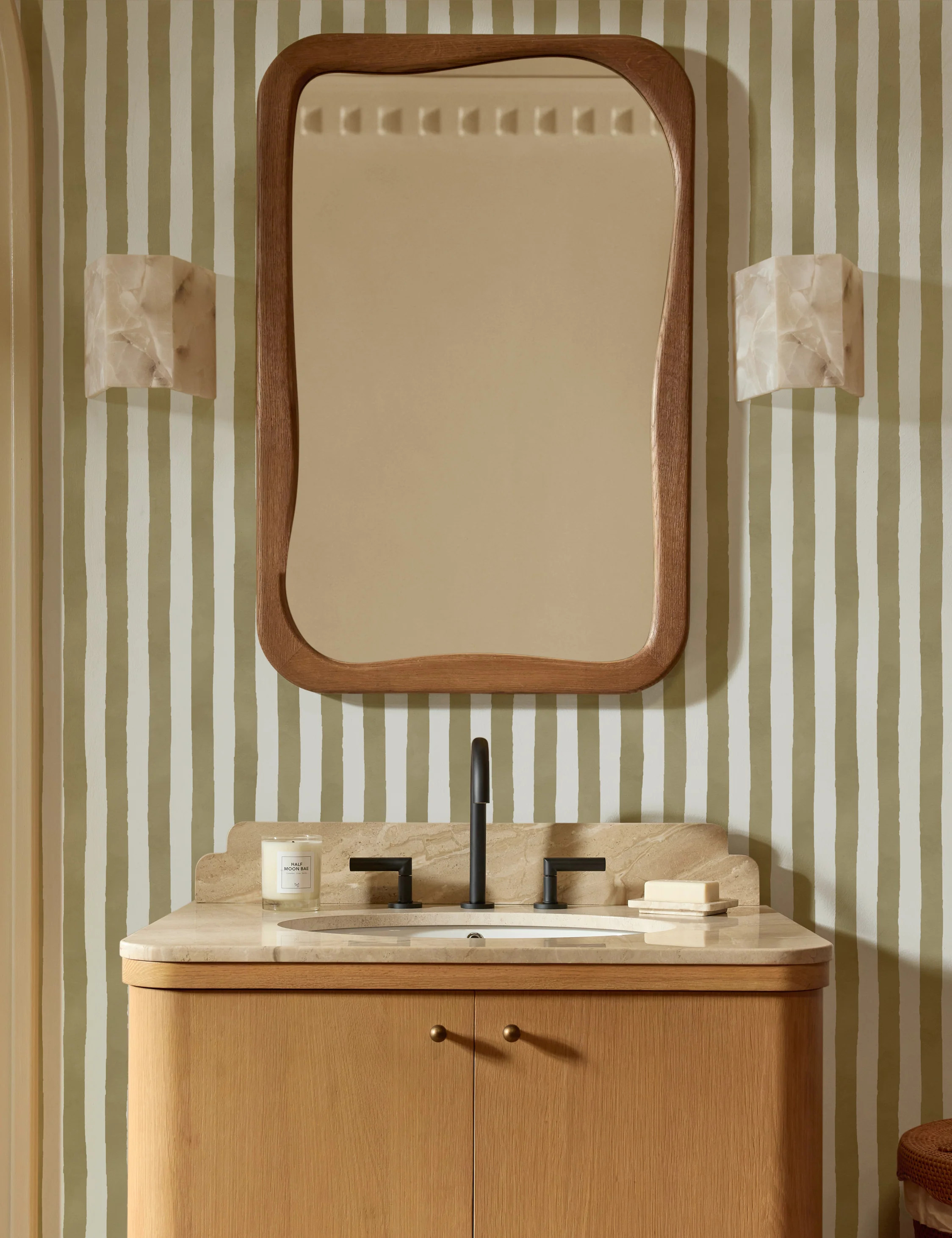 Galilea Mirror by Aimee Song, Natural | Lulu and Georgia 