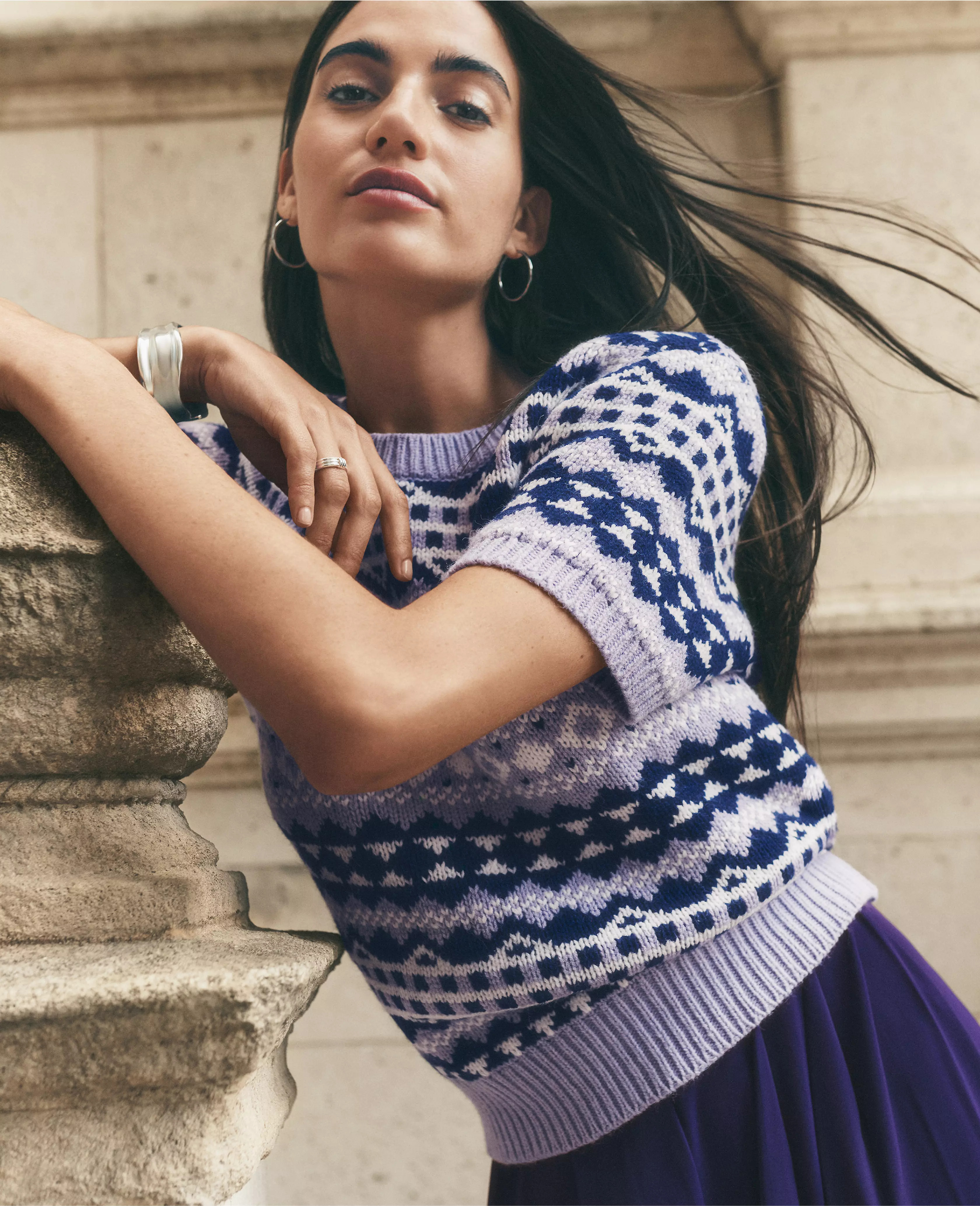 Fair Isle Sweater Tee | Ann Taylor