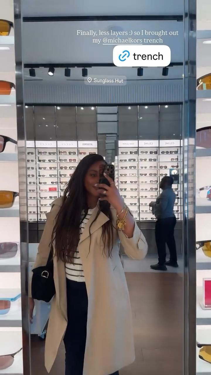 Spring weather has finally hit nyc and I am wearing my favorite Michael kors trench coat again for some light layering. Love this classic outerwear style for a spring capsule wardrobe … For more links to spring outfits 2026, easter dress women, easter outfits women, date night outfits, vacation outfits beach, spring dresses, easter basket ideas, work outfits, country concert outfits, follow me on LTK! ✨

#LTKootd #LTKgrwm #LTKspringtrends