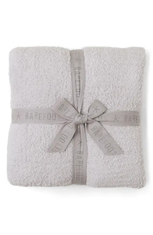 barefoot dreams CozyChic™ Throw Blanket in Oyster at Nordstrom | Nordstrom