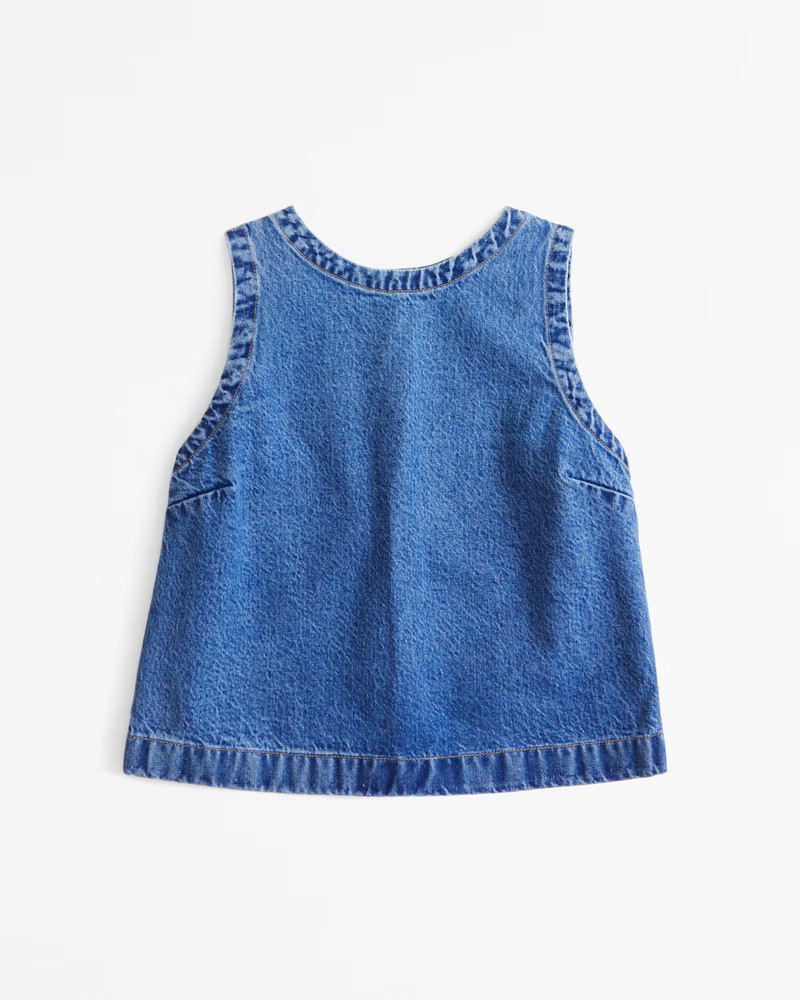 Denim Shell Top | Abercrombie & Fitch (US)