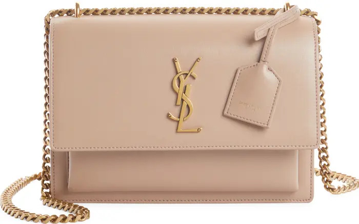 Medium Sunset Leather Shoulder Bag | Nordstrom