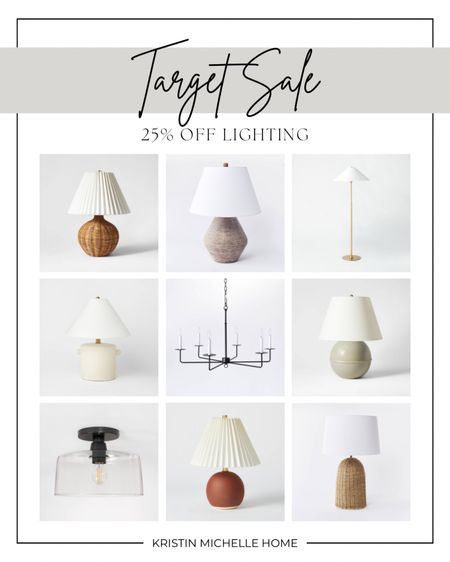 🚨 25% off select lighting at Target 🚨

#LTKHome #LTKSaleAlert #LTKStyleTip