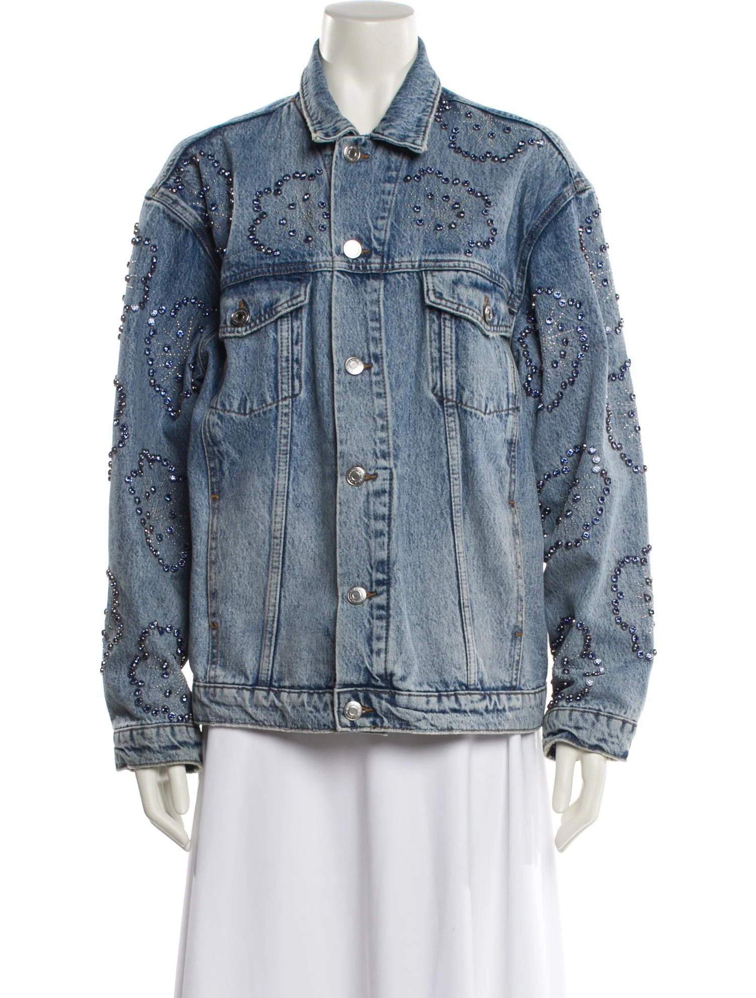 Maje Denim Jacket - Blue Jackets, Clothing - W2M176072 | The RealReal | The RealReal