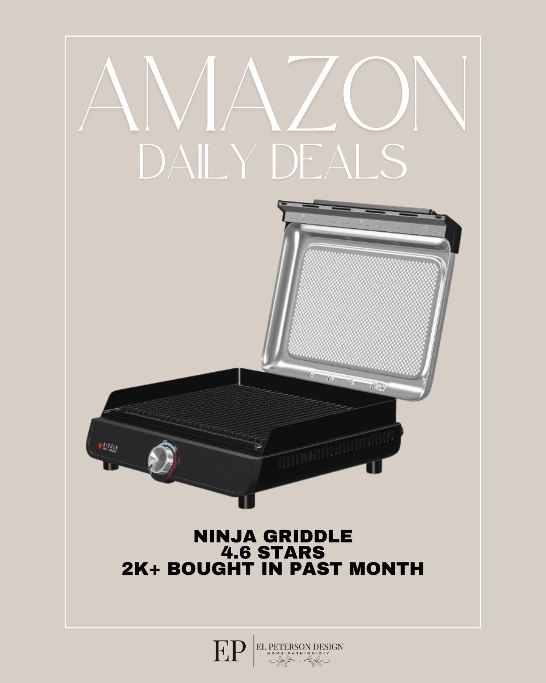 Daily Deals
Ninja griddle 

#LTKSaleAlert #LTKHome