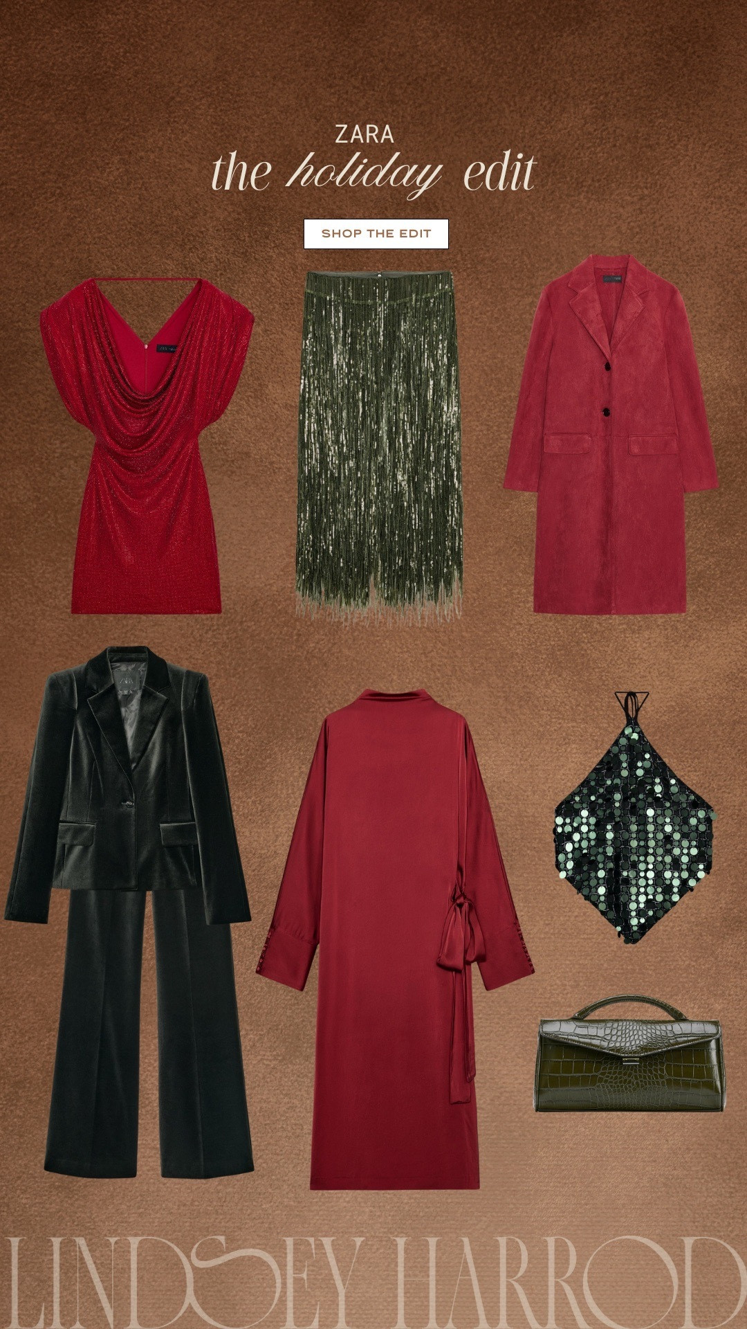  
Zara: The Holiday Edit ❤️💚

#LTKHoliday #LTKootd #LTKGiftGuide