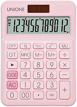UNIONE Pink Calculator with a Bright LCD, Dual Power Handheld Desktop. Business, Office, High Sch... | Amazon (US)