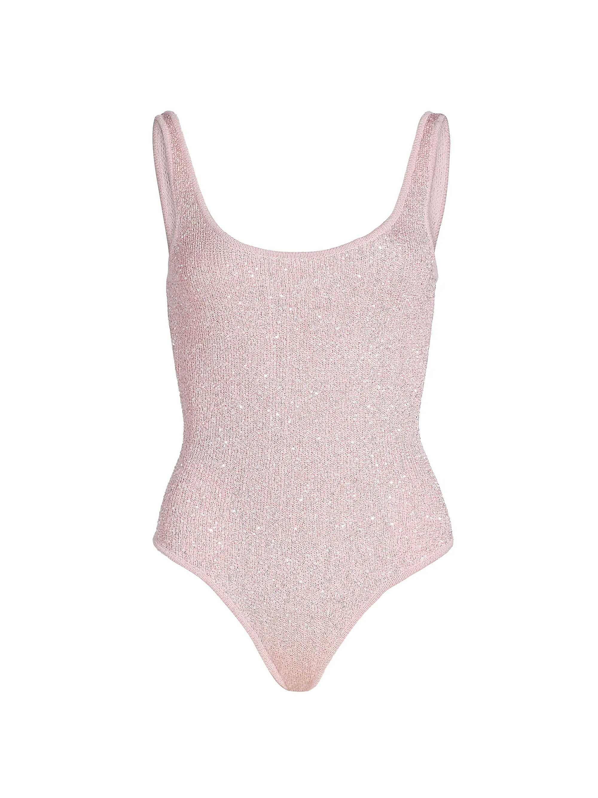 Sheila Sequined Knit Bodysuit | Saks Fifth Avenue