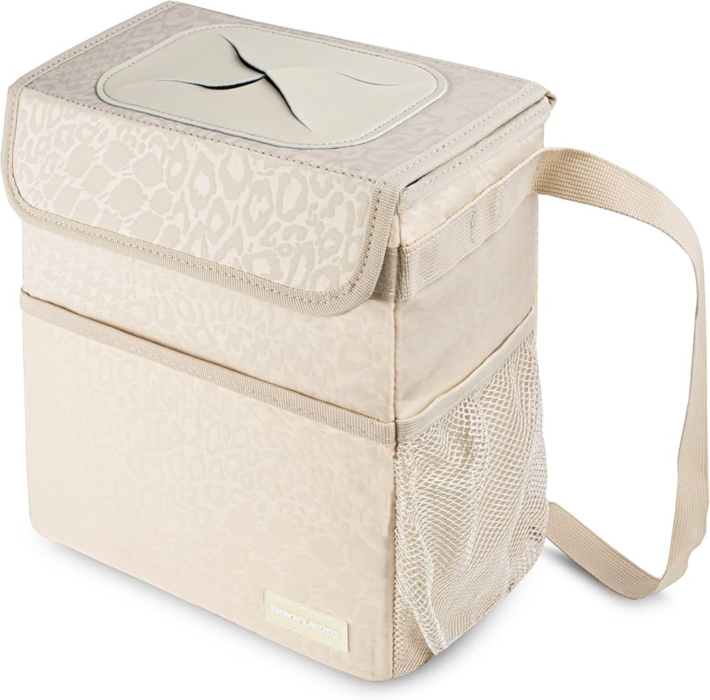 Car Trash Can - Cute Multifunctional Interior Car Accessory for Women, Organizer and Storage with... | Amazon (US)