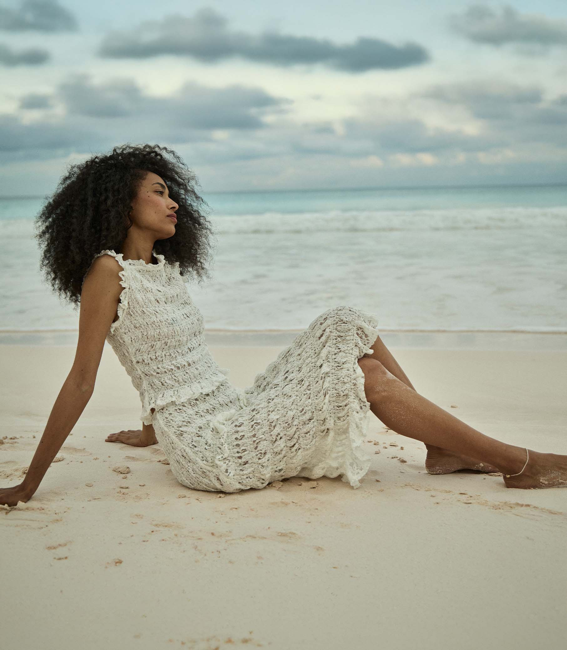 Rachelle Skirt - Salt | DÔEN | DOEN