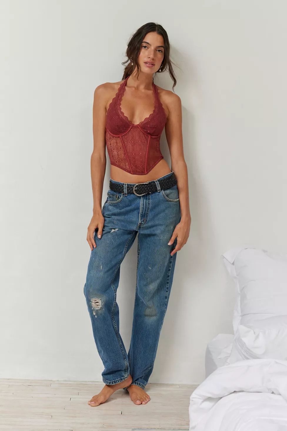 Out From Under Weekend In Marrakesh Halter Corset | Urban Outfitters (US and RoW)