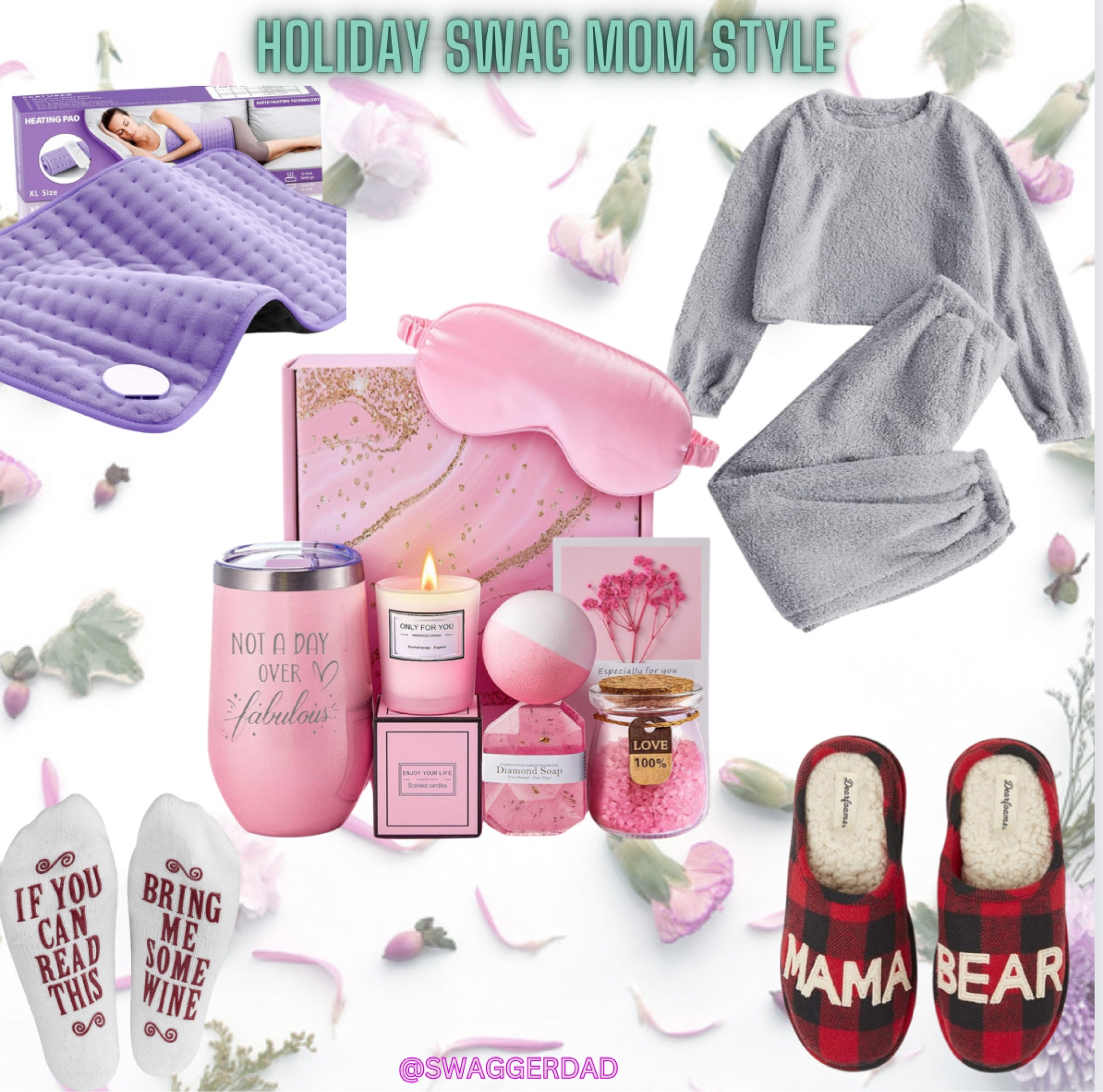 Holiday Swag Mom Style! Heating pad, funny sock, sweat suit, spy gift set and mama bear slippers!

#LTKHoliday #LTKSeasonal #LTKover40
