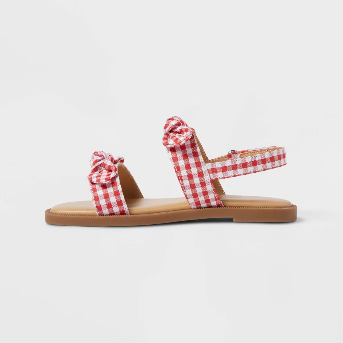 Toddler Lillie Gingham Sandals - Cat & Jack™ Red | Target