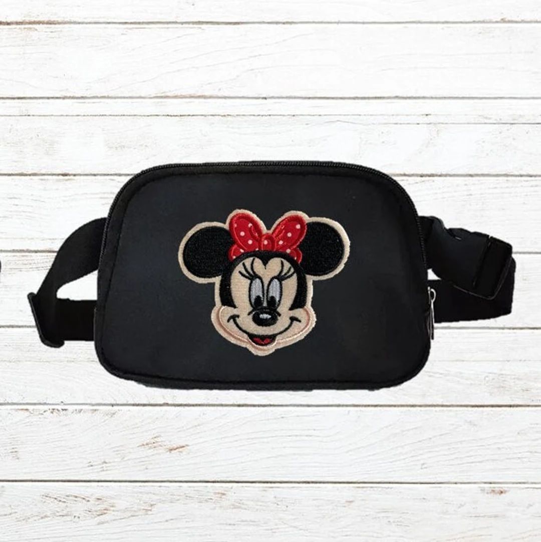 Adult Mickey and Minnie Mouse Patch Fanny Pack, Adult Disney Fanny Pack - Etsy | Etsy (US)