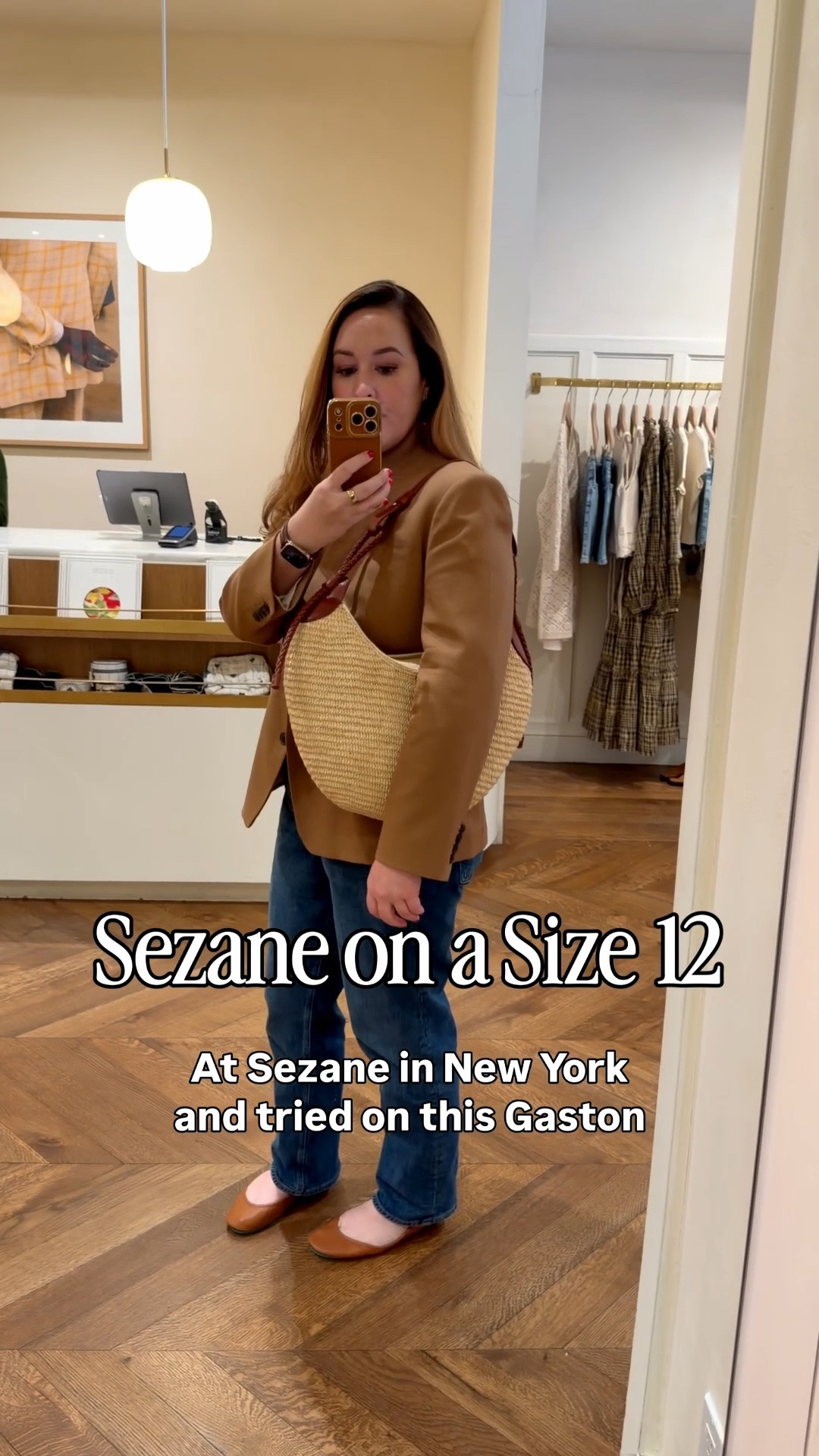 @SEZANE try on, on a midsize 12.

Racer back tank- Large
Shorts- 10
Cream Jeans- 10
White button down- 8 (could wear a 6, very oversized)
Navy polo- large
Striped shirt- 8

#LTKMidsize #LTKOver40 #LTKootd