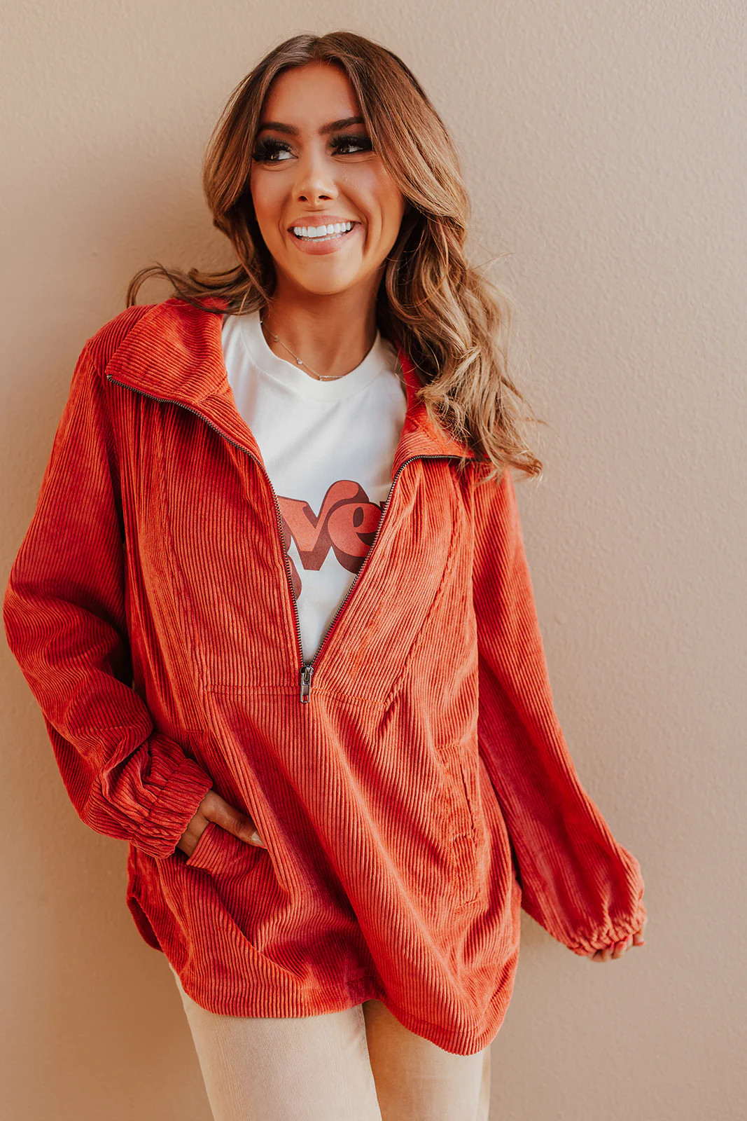 THE BE MY LOVER TEE IN NATURAL BY PINK DESERT | Pink Desert