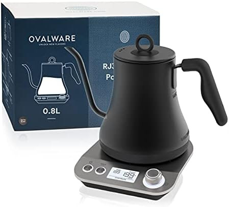 OVALWARE Electric Pour Over Gooseneck Kettle 0.8L, Variable Temperature Control, Quick Boil, Smart A | Amazon (US)