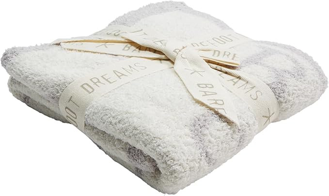Barefoot Dreams CozyChic® ABC Blanket Oyster/Cream One Size | Amazon (US)