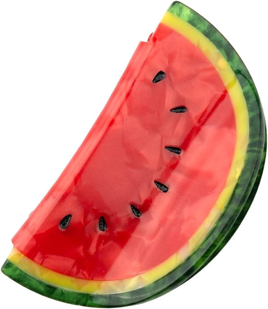 Watermelon Claw Clips,Cellulose Acetate Hair Clips,Small Claw Clips for Women | Amazon (US)