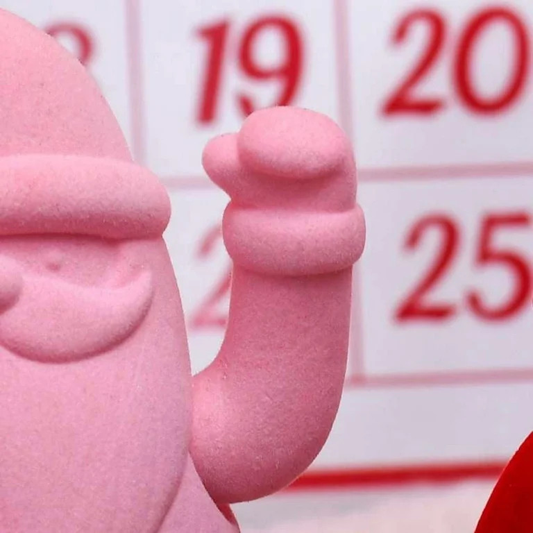 Flocked Santa with Hand Waving Function Christmas Stocking Holder, Pink, 9.5", by Holiday Time | Walmart (US)