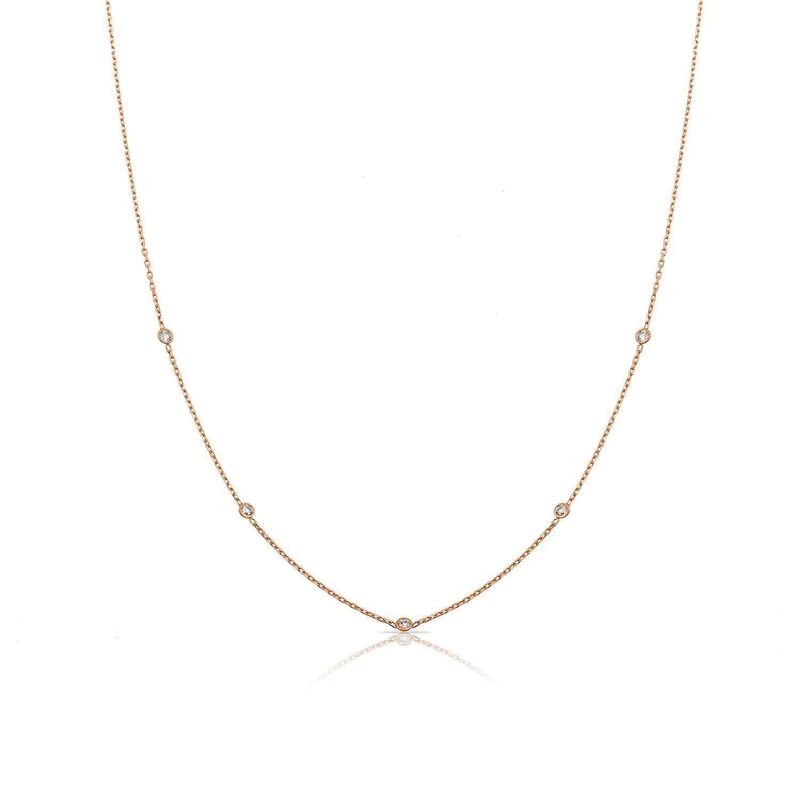 Loverly Crystal Dotted Necklace | The Sis Kiss