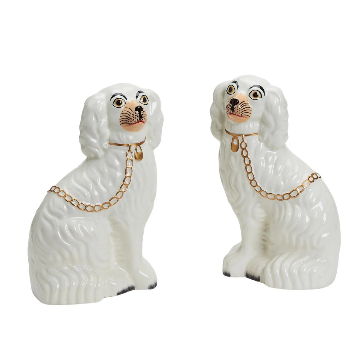 Set of 2 Staffordshire Dog Statues | The Well Appointed House, LLC